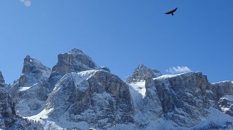 Sellagruppe im Winter