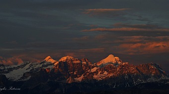 Tofana im Sonnenuntergang